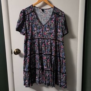 Tiered baby doll dress